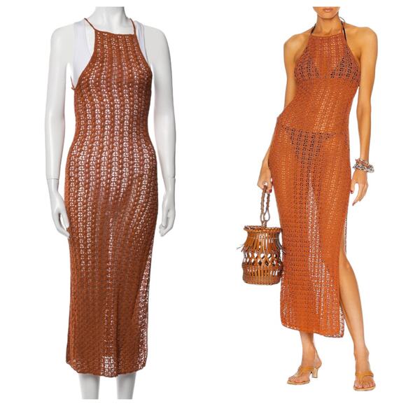 cult gaia Dresses & Skirts - Cult Gaia Demi Knit Dress - Spice - XS